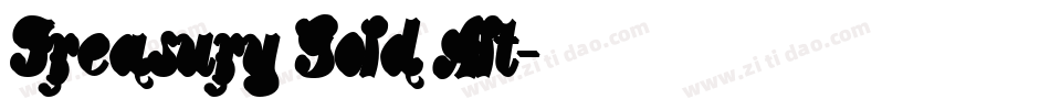 Treasury Gold Alt字体转换